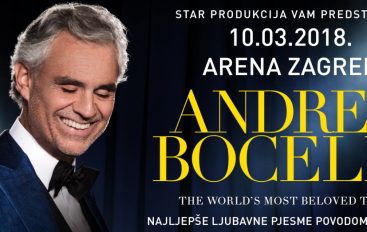 Andrea Bocelli za Dan žena u Areni Zagreb!