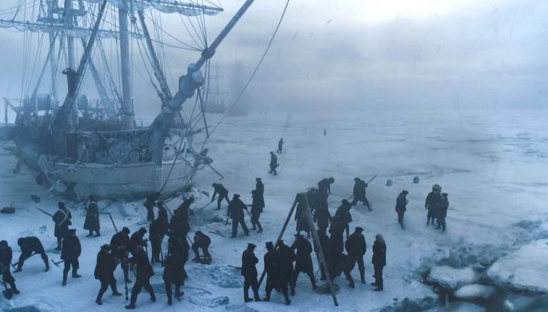 Pag okovan snijegom i ledom u seriji “The Terror” u produkciji Ridleyja Scotta