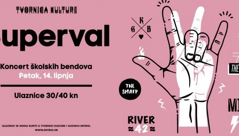 U Tvornici kulture najavljen Superval – veliki koncert školskih bendova