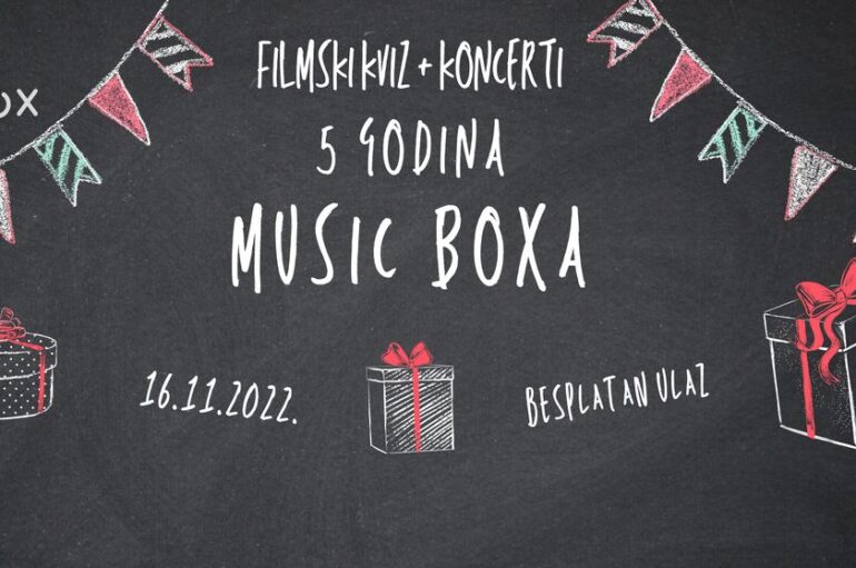 Music Box slavi 5 godina portala filmskim kvizom i tri koncerta u Vintage Industrial Baru