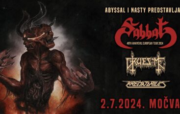Japanski black thrash metal bend Sabbat stiže u Močvaru