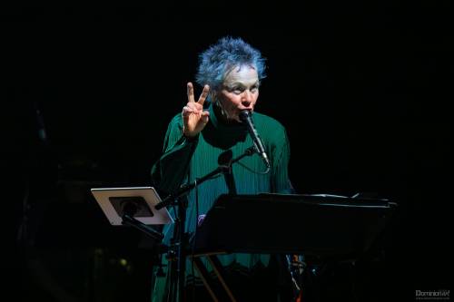 May 26th 2026. Zagreb, Croatia -Laurie Anderson with band with S